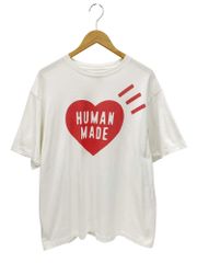 HUMAN MADE (ヒューマンメイド) Tシャツ 半袖 バックプリントナンバー2023.04.01 L ホワイト メンズ/028
