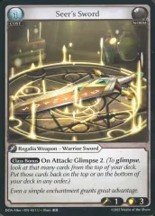 【中古】Grand Archive DOA Alter ・ EN - 051[U]：Seer’s Sword