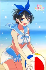 【中古】タペストリー 更科瑠夏 B2タペストリー 「PS4/Switchソフト 彼女、お借りします -水平線と水着の彼女-」 ゲーマーズ購入特典