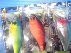新品未使用　ラッキークラフト　ＦＡＴ ＣＢ　Ｂ.Ｄ.Ｓ.6　U.S.A.シリーズ　3点Bセット　　(03)