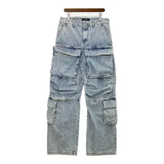 entire studios カーゴデニム entire studios HEAVY DENIM CARGO TROUSERS (SURFACE WAVE)の
