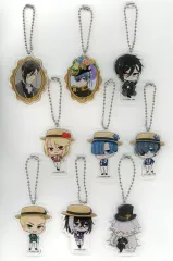【中古】キーホルダー 全9種セット アクリルキーホルダー 「キャラ福くじ 黒執事-寄宿学校編-」 E賞