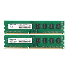 【新着商品】1.5V 240pin 8500 PC3 デスクトップPC用メモリ 4GBx2枚 1066mhz CL7 8500U DDR3 Non-ECC 8GB