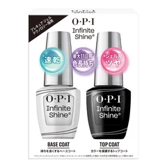 各15ｍL (インフィニットシャイン ジェル風ツヤ ISP07) 色長持ち 速乾 ギフト 2本セット プレゼント ベースコート トップコート 【国内正規品】 OPI(オーピーアイ)