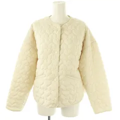 ザラ ZARA ハートキルティング ジャケット ブルゾン XS オフホワイト /SS ■OS