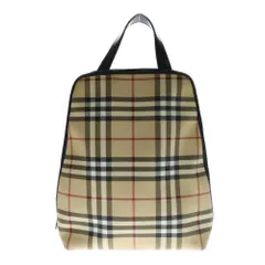 BURBERRY LONDON (バーバリーロンドン) ノバチェック PVC バックパック リュックサック ベージュ レディース