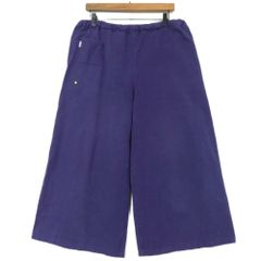 新品タグ付》SOU・SOU/ソウソウ 伸 麻混 筒下 パンツ 濡羽色 サイズM