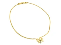 ■美品■ NINA RICCI ニナリッチ リボンモチーフ ネックレス ペンダント アクセサリー レディース ゴールド系 DJ9953