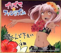 Fate/kaleid liner 프리즈마일리야 프리즈마 판타즘 방문자 특전 히라타 카즈야 일러스트 미니 색종이(크로에) 2주째