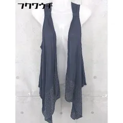 ◇ LIMITED EDITION by ATSURO TAYAMA ノースリーブ ラメ カーディガン サイズ38 ネイビー レディース 【中古】 【1105070008532】のサムネイル
