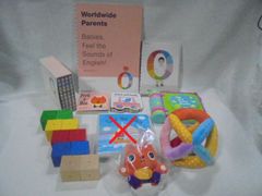 h7264　ベネッセ　ワールドワイドキッズイングリッシュ(欠品あり)WORLD WIDE KIDS Stageステージ0セット　幼児英語教材