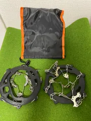 新品　未使用品　専用収納袋付き　アイゼン チェーンスパイク  簡単装着 登山