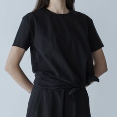 新品タグ付き】ERIN エリン バックオープンシャツ ブラック バック 