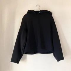 ユニクロ　ドライソフトスウェットプルパーカー　M ブラック