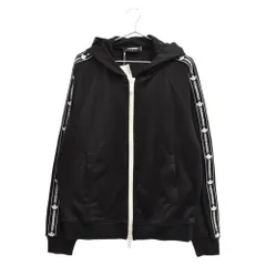 DSQUARED2 (ディースクエアード) ARM LINE LOGO TAPE TRACK JACKET S74HG0103 アームラインロゴテープ トラックジャケット ジャージ ブラックのサムネイル