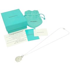 【中古】【箱付き】 TIFFANY&Co. ティファニー シルバー GO WOMEN 2024 ネックレス 5.7g 925刻印 421335 ネックレス