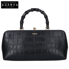 JIL SANDER ジルサンダー 【美品】24AW J07WD0020 P5363 001 Goji Bamboo Small バンブーハンドル 型押しレザー