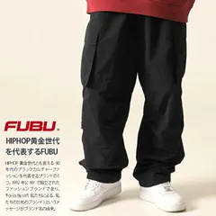 FUBU ナイロンパンツ シャカパン ワイドパンツ メンズ 春夏秋冬用 黒 オリーブ 大きいサイズ フブ ロングパンツ バギーパンツ ゆったり 太め 無地 ビッグシルエット b系 ヒップホップ ファッション スポーツ ストリート系 ハイ FAM-42502