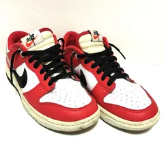 美品 NIKE DUNK LOW RETRO RPM ナイキ ダンク ロー スニーカー レッド×ブラック×ホワイト 24cm DZ2536-600