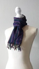 90’s dunhill スコットランド製 “100% Pure Cashmere” マフラー ストライプ