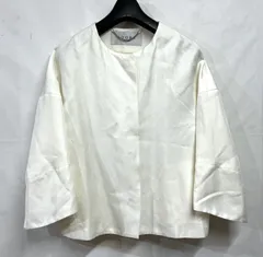 ADORE｜アドーア ノーカラー リネン ジャケット