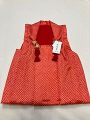 新品 七五三 3歳用 女児 絞り 被布コート 正絹 - メルカリ