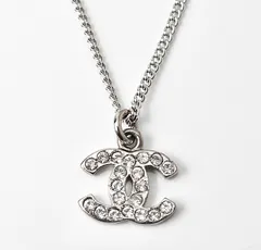 シャネル ピアス CHANEL ロゴ/CC　ココマーク スイング ラインストーン/ブラック/ゴールド