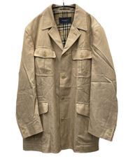 BURBERRYバーバリーロンドンのエンブレムベージュジャケット BURBERRYバーバリーロンドンのエンブレムベージュジャケット
