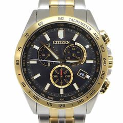CITIZEN シチズン メンズ腕時計 ラジオコントロール エコドライブ ソーラー電波 CB5875-97E ブラック文字盤【中古】  