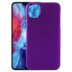 iPhone12 mini ケース アイフォン12ミニ  耐衝撃 シンプル さらさら ハード ケース 【Color】 パープル