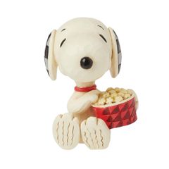 [訳あり] スヌーピー ポップコーン ミニ 7cm | ジムショア ピーナッツ グッズ フィギュア 人形 置物 彫刻 正規輸入品