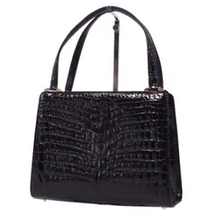 美品 クロコダイル CROCODILE バッグ ハンドバッグ トートバッグ シャのサムネイル