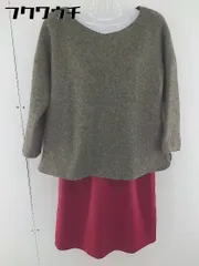 ◇ mimi&roger ミミアンドロジャー ワンピース カットソー アンサンブル サイズ38 ブラウン系 ボルドー系 レディース  【中古】 【1106250007611】