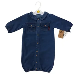 CROISSANCE　BEBE　ベビー服　長袖　デニム　ロンパース　　50～70サイズ