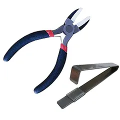 新品 傷をつけにくい がま口用ペンチ＋便利な口金用ヤットコ 差し込み 器具 セット≪口金 工具 道具 ツール ベンリー YA-100 YA-200≫キズナッシーペンチ ベンリーヤットコのサムネイル