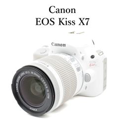 女性大人気❤️Canon Kiss X7❤️ホワイト❤️軽量 スマホ転送 レンズ