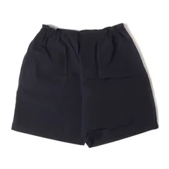 美品 KAPTAIN SUNSHINE キャプテン サンシャイン サイズ:32 23SS ポリエステル/和紙 トレーナー イージー ショーツ Trainer Shortpants ネイビー 紺 ボトムス ズボン ショートパンツ【メンズ】のサムネイル