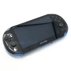 【中古】本体）【ジャンク】SONY/PSVITA ブルー/ブラック/PCH-2000/左スティック不良[6]