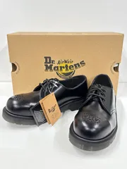C606 D ドクターマーチン Dr.Martens 1461 スチールトゥ 3 ホール 22cm シューズ ブラック