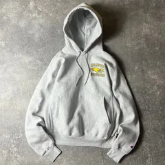 00s Champion 3段 カレッジ 刺繍 プレミアム リバースウィーブ スウェット フード パーカー / 00年代 チャンピオン トレーナー