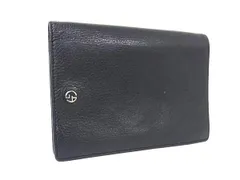 Ricky☆ 美品 小銭入未使用 ジョルジオアルマーニ レザー 折り財布 12 6万新品本物ジョルジオ アルマーニGIORGIO ARMANI オール