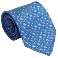 サルバトーレ フェラガモ salvatore ferrgamo ネクタイ ライトブルー系 シルク100％ イタリー製702638ギフト プレゼント