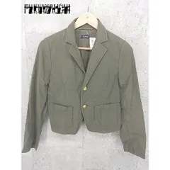 ◇ JOURNAL STANDARD ジャーナルスタンダード リネン混 金ボタン 長袖 ジャケット カーキ * 1002798837423 【中古】 【1002798837423】