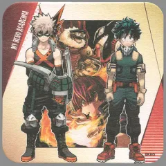 【中古】コースター(キャラクター) 緑谷出久＆爆豪勝己 「僕のヒーローアカデミア アートコースター」 創刊50周年記念 週刊少年ジャンプ展 VOL.3グッズ