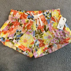 BILLA BONG ビラボン　短パン　ショートパンツ　子供　KIDS ズボン　花柄　S M L 110 120 130 140 150 160