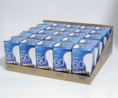 やさしい明るさが魅力★ホワイトシリカ電球60W形25個/セット m1p-lw100v54w-25