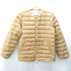 ◇ ⊇ Samansa Mos2 サマンサ モスモス ブランドロゴ 長袖 ダウンジャケット サイズF キャメル系 レディース E  【1503050009973】のサムネイル