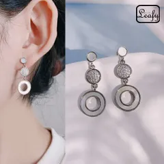 大振りピアス シェルピアス レディース 白蝶貝 敷き詰めCZ キュービックジルコニア モノトーン かっこいい 大胆デザイン 目を引く 存在感 モダンファッション おしゃれ 個性的 卒業式 入学式 謝恩会 二次会 パーティー プレゼント  ホワイトデー 母の日