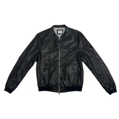 ♪12143 ARMANI COLLEZIONI レザージャケット 38サイズのサムネイル
