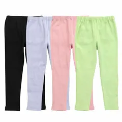 BREEZE DAISUKI リブパンツ 無地 子供服 キッズ ボトムス レギンス レギパン 男の子 女の子 80 90 100 110 120 130